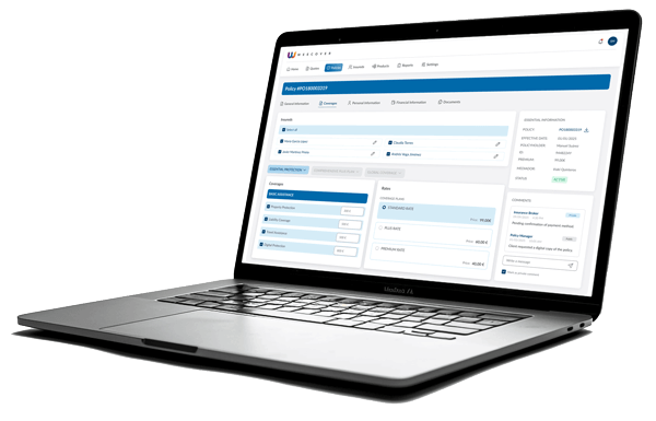 insurance management platform weecover