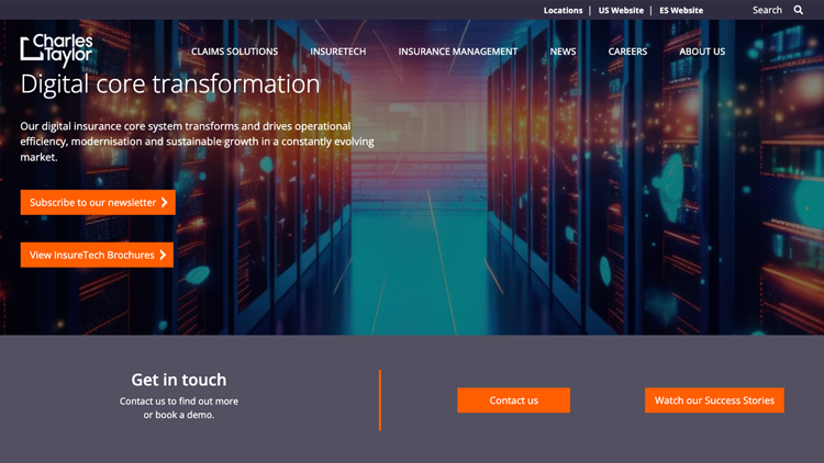 Charles Taylor InsureTech (InHub): modernization without shutting down the core