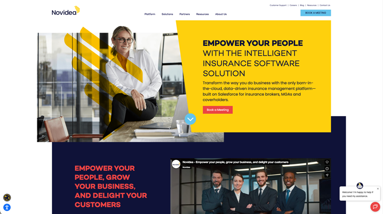 Novidea global brokerages  corporate brokers MGAs insurance software