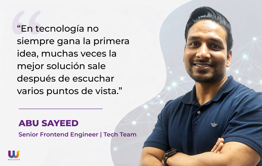 abu sayeed equipo team senior frontend weecover
