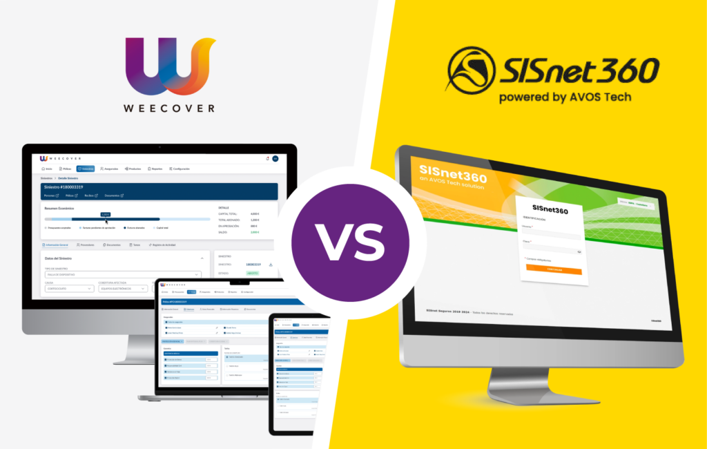 weecover vs sisnet360 core asegurador