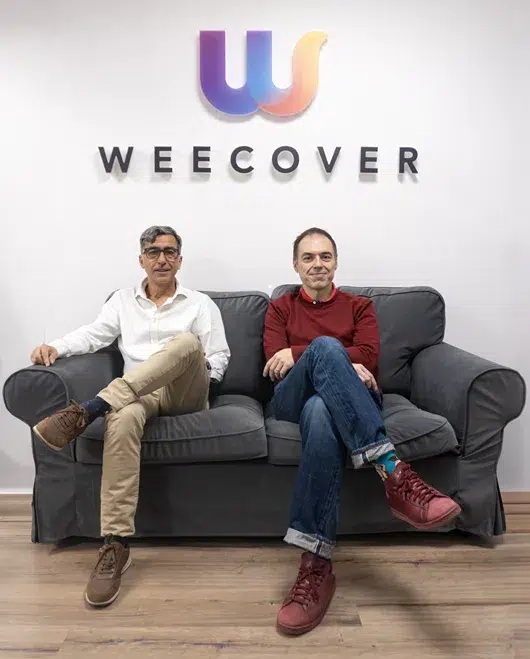 Jordi Pagés und Rafael Gallardo, Mitbegründer von Weecover