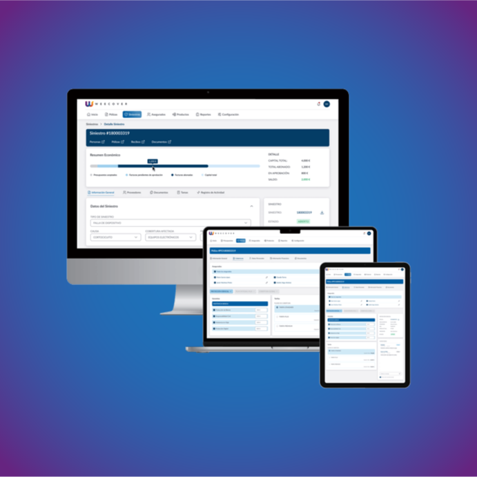 sistema central de seguros, ordenador portátil, tableta, ordenador de sobremesa, Weecover