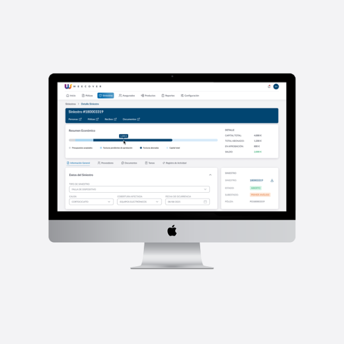 weecover platform for insurers