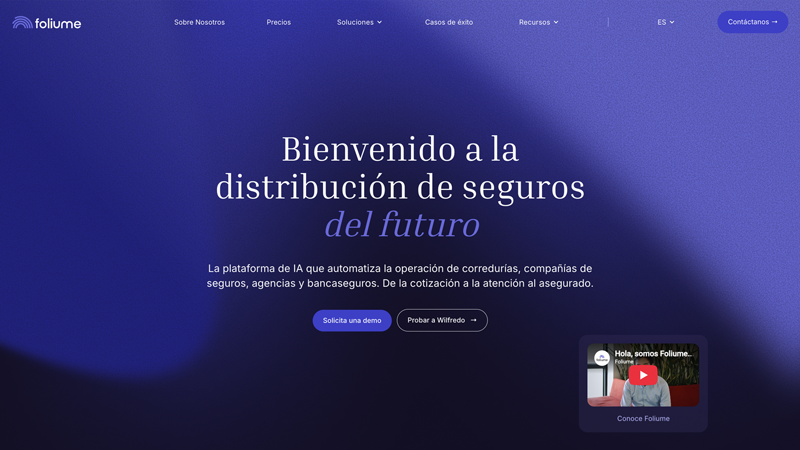 foliume crm seguros weecover