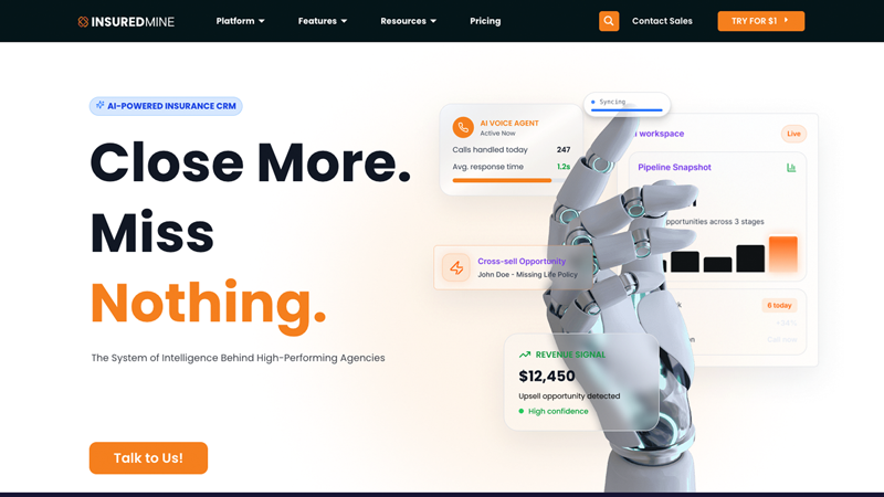 insuredmine weecover insurance crm