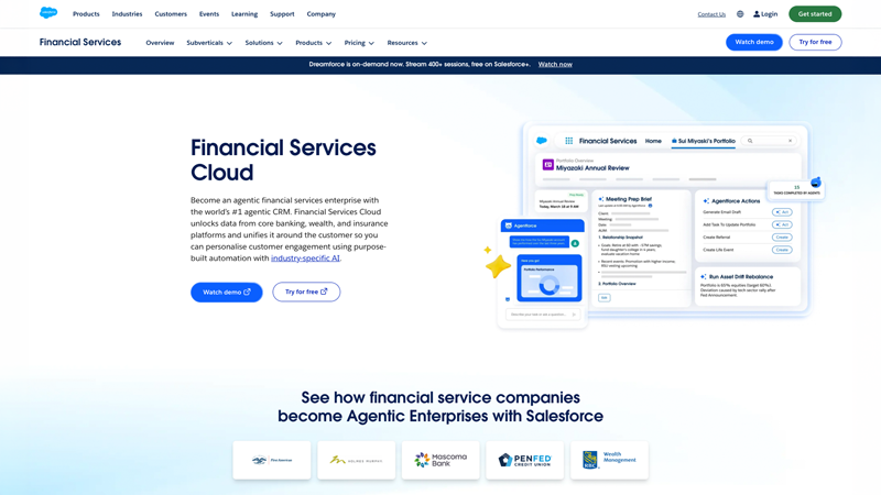 salesforce financial services cloud weecover