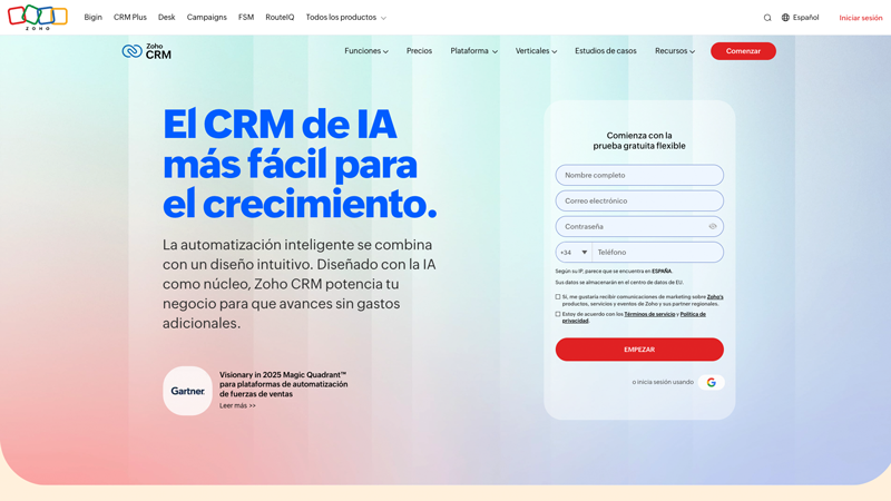 zoho crm insurance crm weecover platform