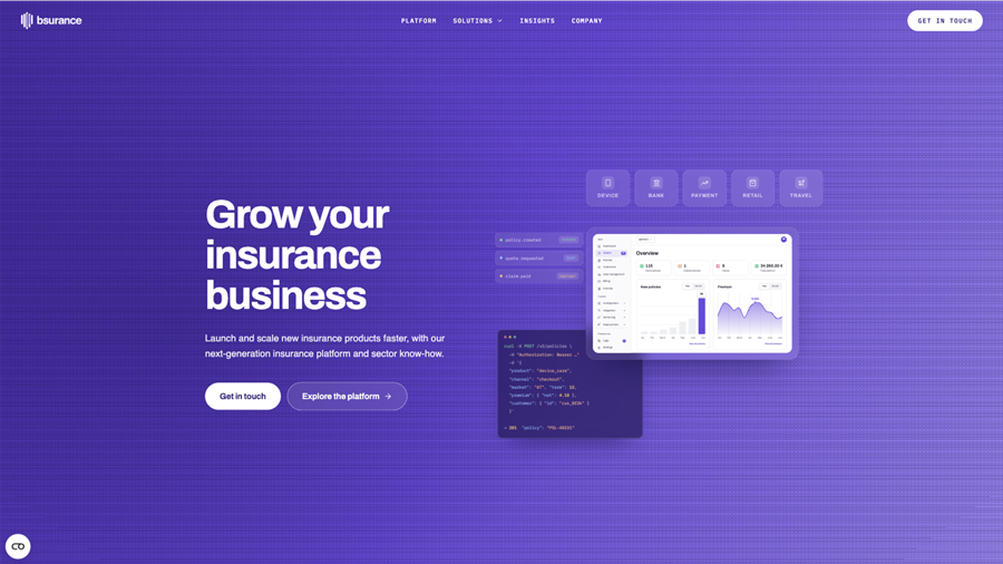 bsurance-distribution insurance platform weecover