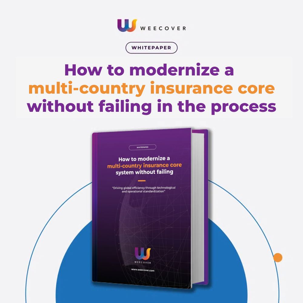 modernize insurance core system weecover