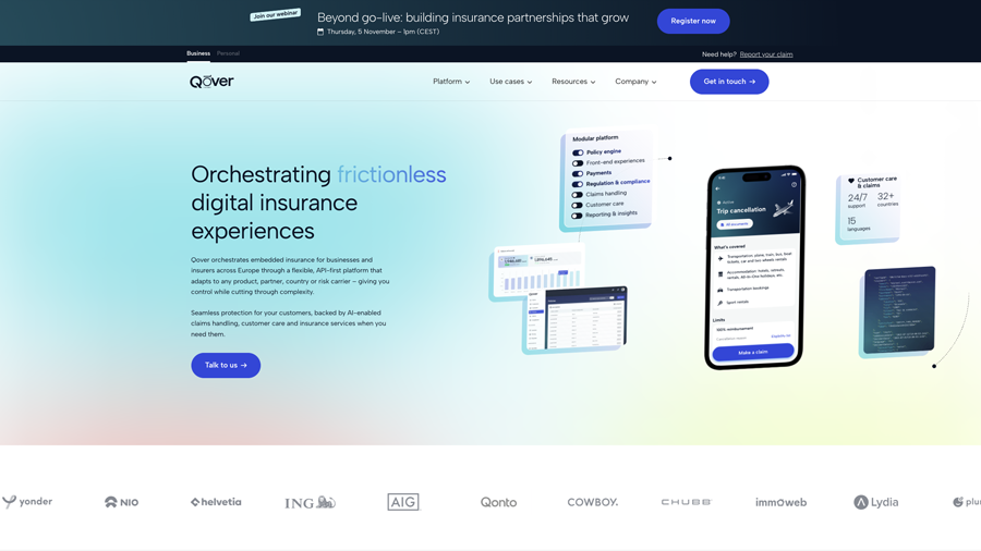 qover insurance distribution platform weecover